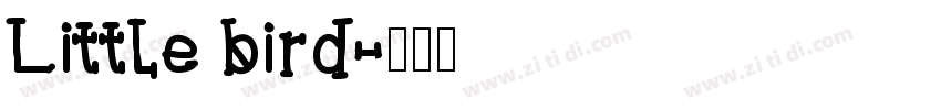 Little bird字体转换